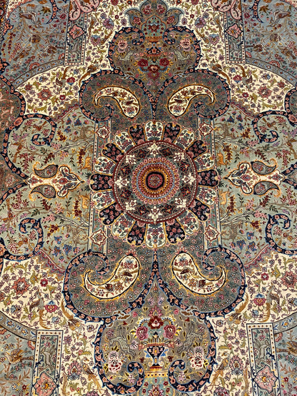 Tabriz Silk & Wool - Item BG631